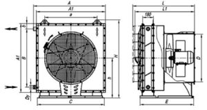 Воздушно-отопительный агрегат АО2-10