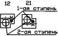 Варианты расположения червячной пары мотор-редуктора МЧ2-80/125